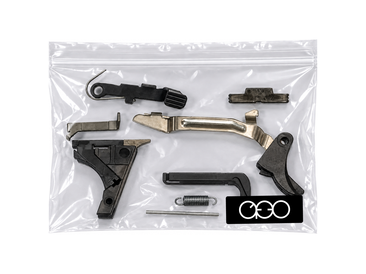 G80 Lower Parts Kit as it ships, sealed in a G80 bag